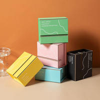 OEM Vente en gros Creative Design Carré Mat Carton Boîte cadeau en carton pour bijoux-Emballage innovant pour bagues