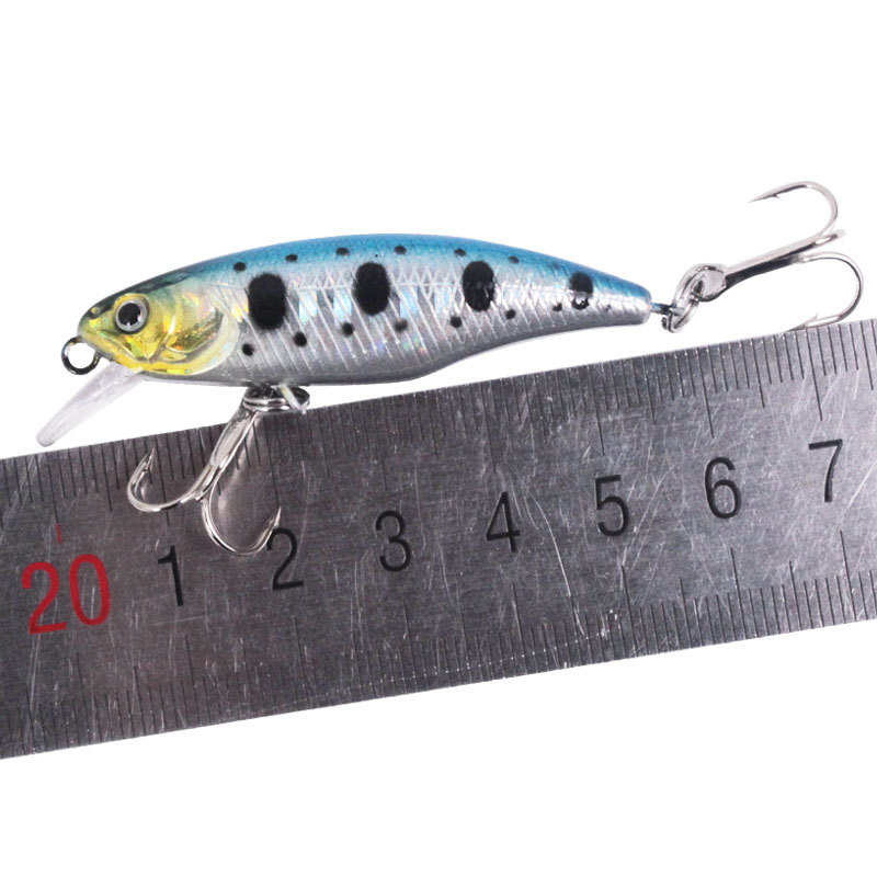 burle fishing lures Burle Fishing Hard Minnow Lure with 3D Eyes & Built-In Steel Ball Noise for  Bass, Salmon, and More