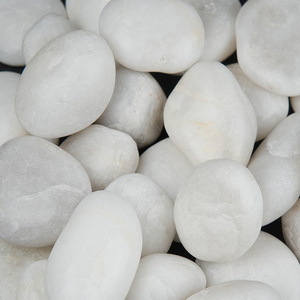 Pierre de galet naturelle polie blanche, directement de l'usine, pour pavage de jardin et aménagement paysager - Prix bas de Chine - Product Image 1