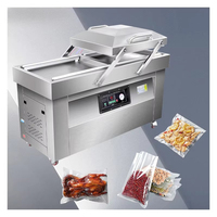 DZ-400 Elektrische Dubbele Kamer Vacuümsealmachine Groef Grote Commerciële Machine voor het Verpakken van Vlees, Fruit, Zeevruchten, Folie en Film