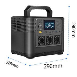สถานีไฟฟ้าพกพาสำหรับกรณีฉุกเฉินกลางแจ้ง กำลังไฟ 1200W 220V/110V แบบปรับแต่งได้ พร้อมระบบชาร์จพลังงานแสงอาทิตย์ ดีไซน์กันน้ำ หน้าจอ LED ชาร์จเร็ว - Product Image 2