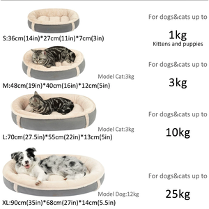 เตียงสุนัขโฟมออร์โธปิดิกส์ที่นอนแมวสงบพร้อมฝาครอบถอดออกได้กันน้ำซักและเป็นมิตรกับการเดินทาง - Product Image 2