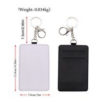 Porte-cartes et porte-badges en cuir PU sublimé Awesomesub, couleurs mélangées, pour femmes et hommes, vente en gros
