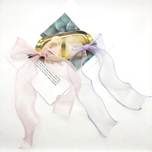 MIO, venta al por mayor, pinza de pelo con lazo nupcial, accesorios de moda para mujer, tela de Organza hecha a mano, talla grande, 13 colores, lazos, pinza de pelo - Product Image 3