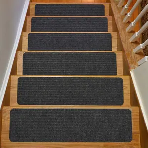 8*30 inç kendinden yapışkanlı merdiven paspaslar yüksek kaliteli kaymaz merdiven halı pedleri