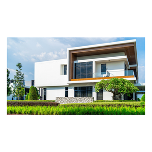 Grande <span class=keywords><strong>maison</strong></span> mobile préfabriquée avec application de villa de <span class=keywords><strong>logement</strong></span> en verre et en aluminium faite de panneau sandwich - Product Image 4