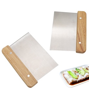 Hachoir grattoir en métal en acier inoxydable idéal comme coupe-pâte pour pain et pâte à <span class=keywords><strong>pizza</strong></span> ustensile de cuisine polyvalent - Product Image 4