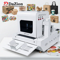 Impresora de Inyección de Tinta Digital DZ-400 de Una Sola Pasada con Tinta a Base de Agua para Impresión de Logotipos en Bolsas de Papel, Cajas de Papel, Cajas de Pizza, Servilletas