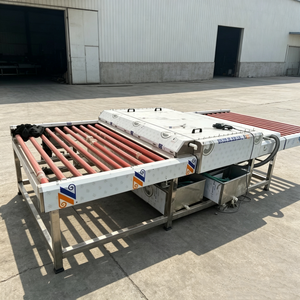 Machine <span class=keywords><strong>à</strong></span> laver le verre horizontale 1200 mm en promotion – Équipement de lavage et de séchage du verre - Product Image 2