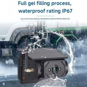 Cámara Solar para Auto <span class=keywords><strong>Viracle</strong></span> con Base Magnética de 300M, Alarma Inalámbrica de Punto Ciego con IA, Cámara de Reversa para Autobús, Camioneta, Camión, RV, Vista Delantera y Trasera - Product Image 3