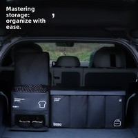 Boîte de rangement pliable pour coffre de voiture Basa SN1 pour le camping et les fournitures de finition