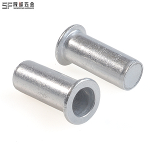Rivets aveugles en alliage d'aluminium ASTM ISO de haute qualité, à tête plate et tige lisse, métriques/im impériales, classe 4.8 et 6.8, M3-M12 <span class=keywords><strong>AL</strong></span> - Product Image 1
