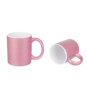 Wholesale New Craft 11Oz Ceramic Sublimation Mugs With <b>Glitter</b> Coating Customized Designs for Brand Promotional Use - Product Image 3