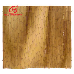 Pannelli per Recinzione in Bambù Moderni e di Lusso Resistenti alla Corrosione, Telaio in Ferro Zincato PVC, Impermeabili e Antifurto per Uso Esterno/Interno - Product Image 6