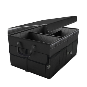 Organizador de maletero de coche Organizador de maletero plegable para SUV Sedanes Organizadores de coche resistentes para accesorios de coche