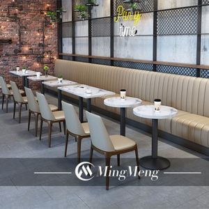 Ensemble pour restaurant personnalisé, vente en gros, fast food, meubles pour restaurant, combinaison table et chaises commerciales - Product Image 1