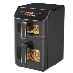 Aifa 11L acier inoxydable <span class=keywords><strong>double</strong></span> friteuse 2800w contrôle numérique airfly écran tactile friteuses appareils ménagers intelligents Air Fryer Four - Product Image 3