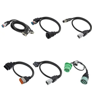 Automotive Wire Harness 2 3 4 6 8 12 Pin Deutsch Plug Connector Kit Dt Cable Adapter IP67 Rj 11 6p4c Socket Rj9 4p4c Panel Mount