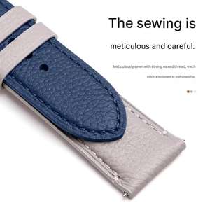 Bracelet de montre intelligente en cuir véritable Upro 22 mm pour Xiaomi Watch S4, bracelet à libération rapide pour Sport S3 S2 S1 Active 2 Pro - Product Image 6