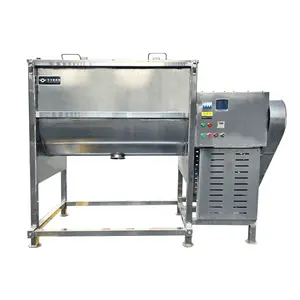 Machines de mélange de poudre sèche chimique, mélangeur horizontal de chauffage homogène d'acier inoxydable