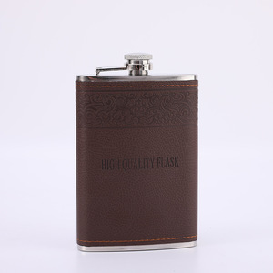 Meilleure vente de bouteilles en acier inoxydable 8 oz, whisky brun, bar à boire, flacon de hanche, <span class=keywords><strong>ensemble</strong></span> <span class=keywords><strong>cadeau</strong></span> avec boîte <span class=keywords><strong>cadeau</strong></span>, vente en gros - Product Image 6