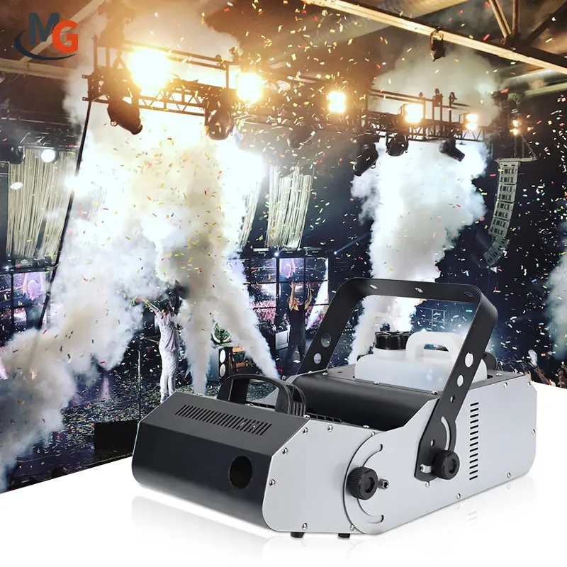 Mesin kabut DJ portabel harga rendah, mesin kabut asap sudut dapat disesuaikan efek panggung 3000w