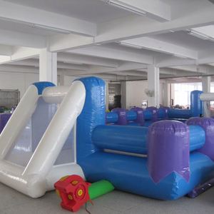 Hot Sale <b>Inflatable</b> Football Court with PVC Material and 1000KG Capacity for Outdoor Commercial Amusement - Product Image 1