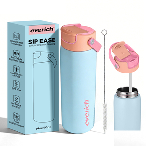 Botella de Acero Inoxidable al Vacío, Estilo Popular, Rendimiento Térmico de 6-12 <span class=keywords><strong>Horas</strong></span>, Gran Capacidad, Ecológica, Portátil, Clásica - Product Image 5