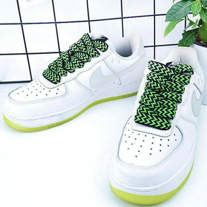 Nedeins — lacets en toile épais, cordons de longueur 1.5cm, motif ondulé, longs, à la mode Lan-Vin, <span class=keywords><strong>SB</strong></span> <span class=keywords><strong>Dunk</strong></span> AJ1/AF1 - Product Image 4