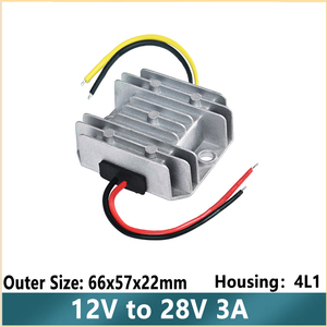 Convertisseur <span class=keywords><strong>DC</strong></span>-<span class=keywords><strong>DC</strong></span> Boost en aluminium, étanche IP68, pour voiture et camion, 12V vers 28V 40A, module d'alimentation haute efficacité, développement personnalisé - Product Image 3