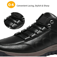 Chaussures décontractées respirantes pour hommes, en microfibre PU souple, avec lacets et semelle antidérapante, personnalisables avec logo, idéales pour la marche quotidienne et les voyages.