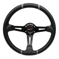 Volant universel de course en PVC, 14 pouces, 350mm, support 80mm, volant pour sport, drift en profondeur