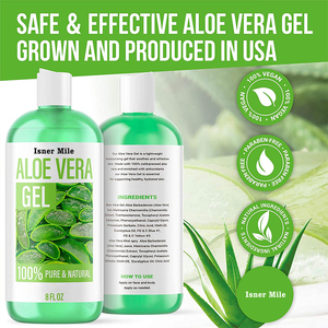 Gel en <span class=keywords><strong>Spray</strong></span> de Aloe Vera 99% Puro y Natural, Hidratante para Después del Afeitado, Cuidado Facial Post-Solar, Protección Contra Quemaduras Solares - Product Image 4