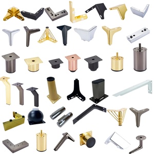 Pieds de canapé et de chaise/armoire ronds en fer chromé, embouts décoratifs, design moderne, pour hôtel, maison, bureau, salle de bain, salon - Product Image 5