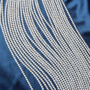 Una stringa di 3.5-4mm di perle sciolte di perle di acqua dolce naturali opache quasi rotonde per materiali di gioielli artigianali, circa 39cm e 105 pezzi - Product Image 2