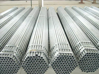 Tuyau d'acier galvanisé de haute résistance pour la serre Tuyau d'acier de revêtement de zinc d'immersion chaude ASTM A53 BS 1387 DN50 DN 65 DN 80 DN 100