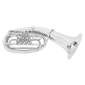 <span class=keywords><strong>Tuba</strong></span> LADE Barry East de 4 Llaves Bombardino Big Hug con Tono en Si Bemol Plateado Niquelado Bajo Superior - Product Image 3