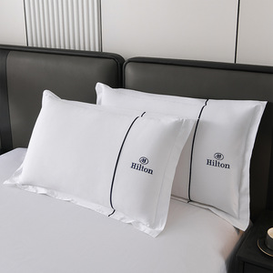 Set di biancheria da letto di lusso 4 pezzi 60s 300tc Full Size 100% cotone Set di biancheria da letto a buon mercato per forniture alberghiere - Product Image 4