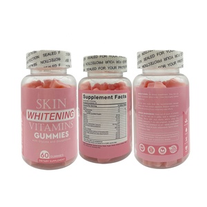 Özel etiket yoğun beyazlatma Gummies diyet takviyesi Anti-Aging zenginleştirici <span class=keywords><strong>C</strong></span> vitamini siyah cilt güzellik kapsülleri için - Product Image 5