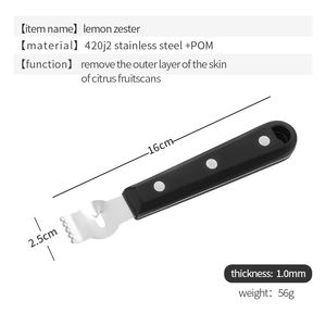 Éplucheur de citron <span class=keywords><strong>en</strong></span> <span class=keywords><strong>acier</strong></span> inoxydable Peller voor citroenen Limone zestere - Product Image 6