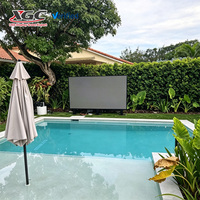 Écran LED fixe 4K P5 pour extérieur, lisible au soleil, IP66, mur vidéo, villa de luxe, jardin, piscine privée, divertissement résidentiel