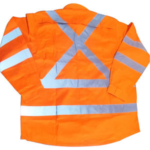 Custom High Visibility Security Guard Uniform Reflective Safety Shirt Work Wear Shirt <strong>Blue</strong> Work Shirt with <strong>Hi</strong> <strong>Vis</strong> for Men - Product Image 1