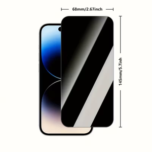 Protector de Pantalla de Vidrio Templado para <span class=keywords><strong>iPhone</strong></span> - Anti-Espía, HD Claro, Envío desde EE. UU. (En Stock) - Product Image 4