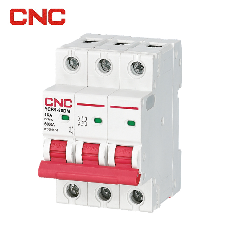 YCB9-80DM 2P DC 500V MCB 16A 32A 63A 80A Solar PV Miniature Circuit Breaker · image 6