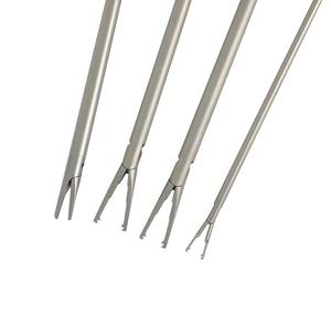 Tıbbi plastik ligatür endoskopik klip aplikatör manuel güç paslanmaz çelik Hemolok-klip-aplikatör enstrüman seti - Product Image 6