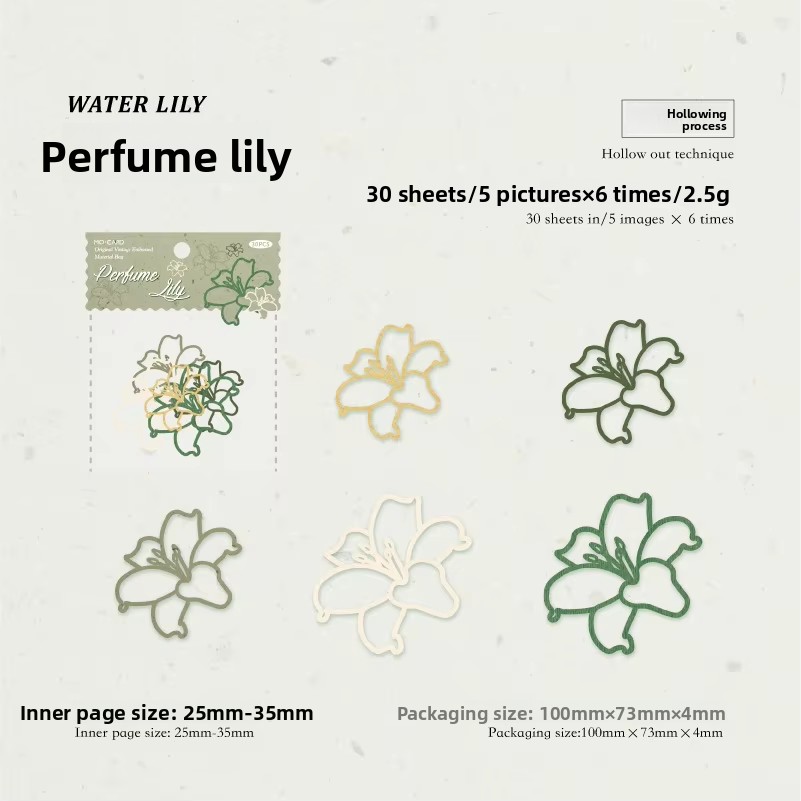 D Lys parfumés-blanc