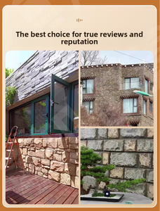 環境にやさしい3D装飾ポリウレタンフェイクロックウォールパネル軽量人工ヴィラ外装用ビッグスラブ文化タイル - Product Image 3