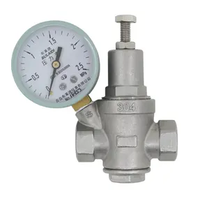 Einstellbares Druck minder ventil-1/2 3/4 1 1-1/4 1-1/2 2-Zoll-bleifreies Edelstahl-Wasser-Druck regelventil