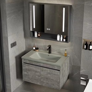 Meuble-lavabo moderne <span class=keywords><strong>de</strong></span> petite taille pour <span class=keywords><strong>salle</strong></span> <span class=keywords><strong>de</strong></span> <span class=keywords><strong>bain</strong></span> en gros Meuble-lavabo en céramique avec <span class=keywords><strong>miroir</strong></span> Armoire <span class=keywords><strong>de</strong></span> <span class=keywords><strong>salle</strong></span> <span class=keywords><strong>de</strong></span> <span class=keywords><strong>bain</strong></span> - Product Image 3