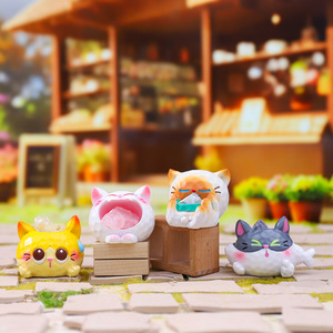 กล่องสุ่มตุ๊กตาแมวคริสตัลสโตน แดรมาควีน ของขวัญวันเกิด ของตกแต่งโต๊ะทำงานลายการ์ตูน - Product Image 3